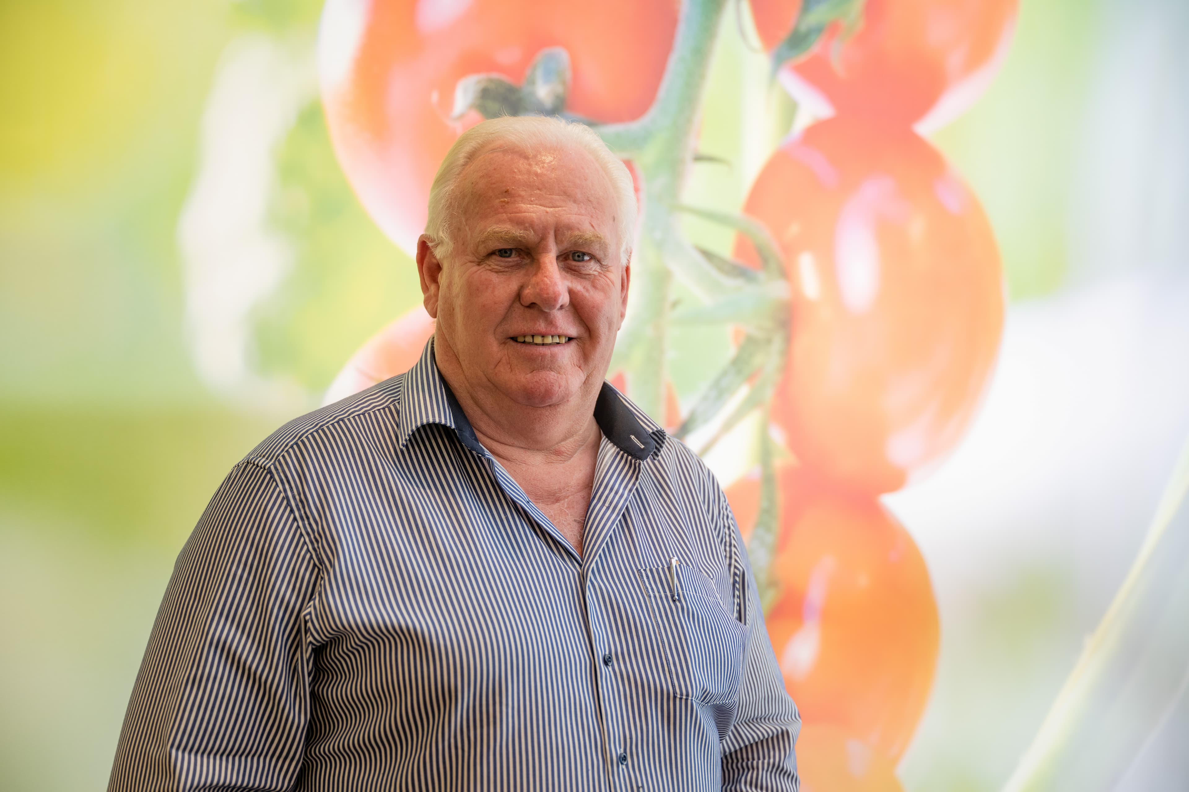 Leo van der Lans, algemeen directeur tomatenkwekerij Lans
