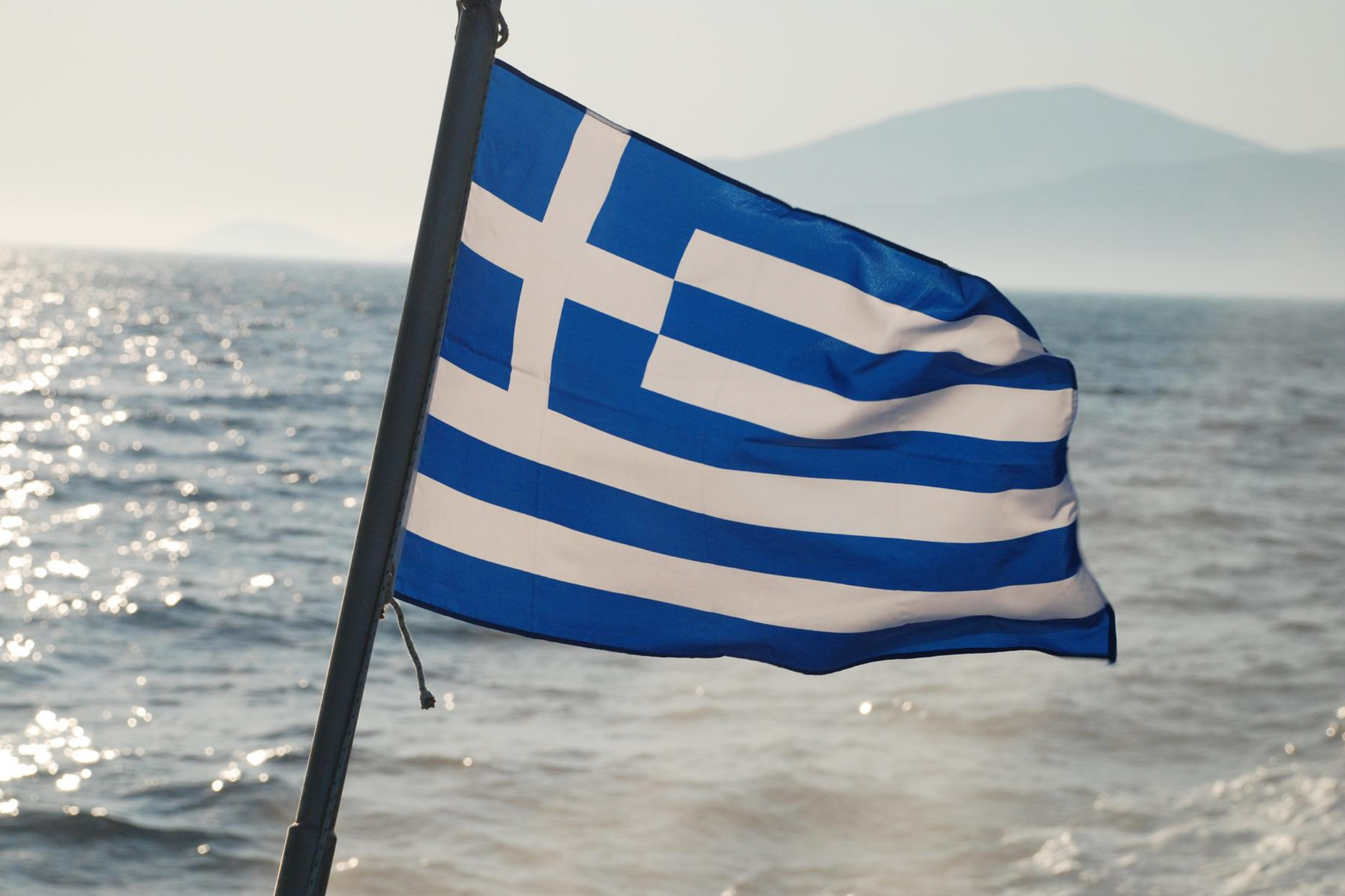 vlag van Griekenland