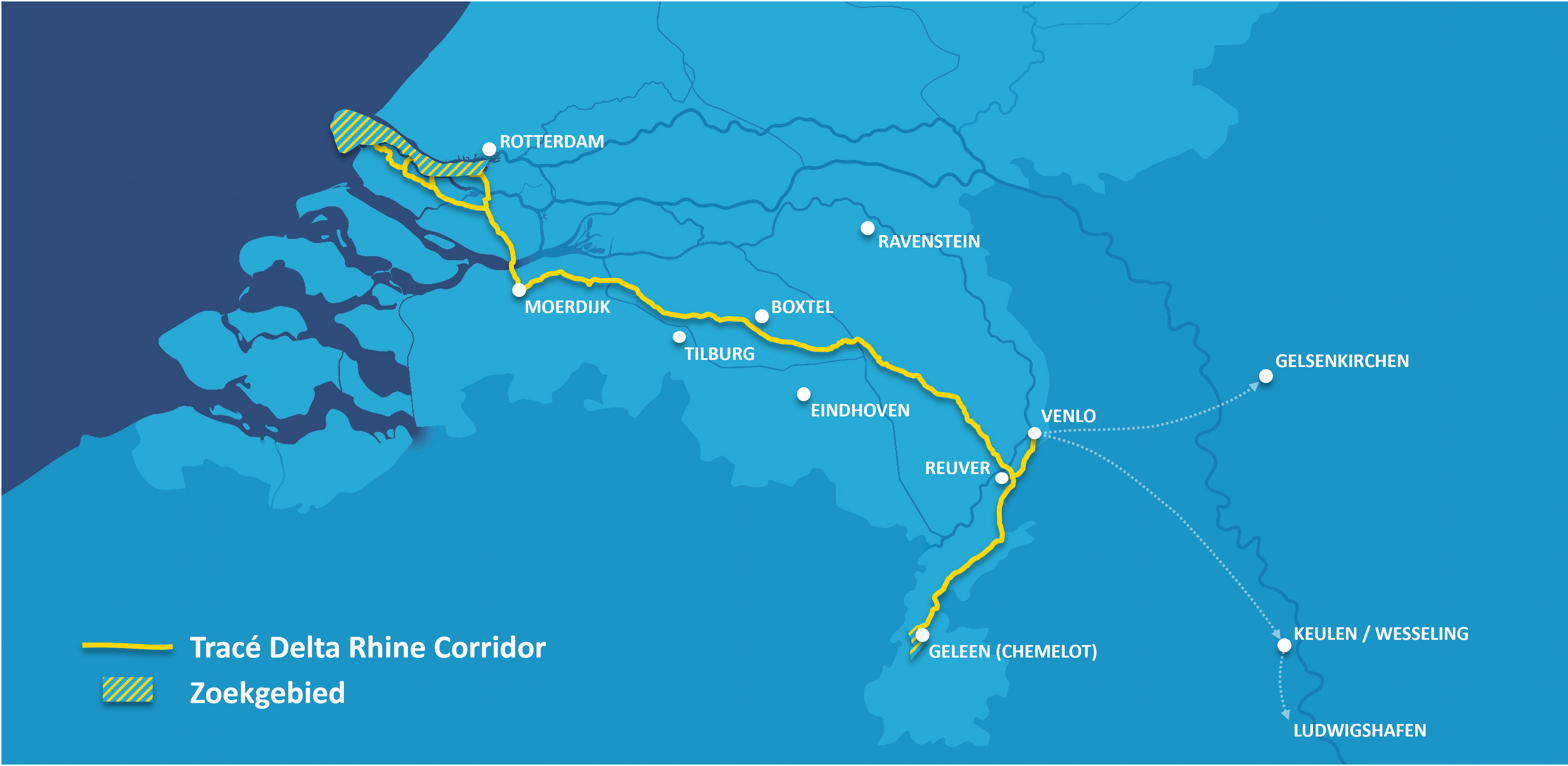 Kaartje - Delta Rhine Corridor - 2023