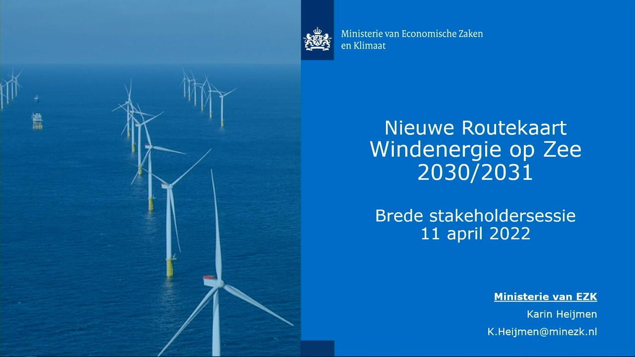 Webinar Routekaart Wind op Zee 2030/2031