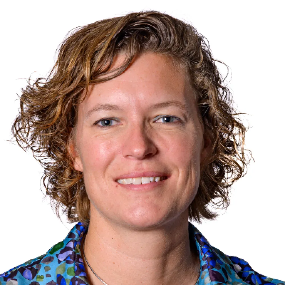 Naomi Duijvesteijn van het fokkerijbedrijf Hendrix Genetics