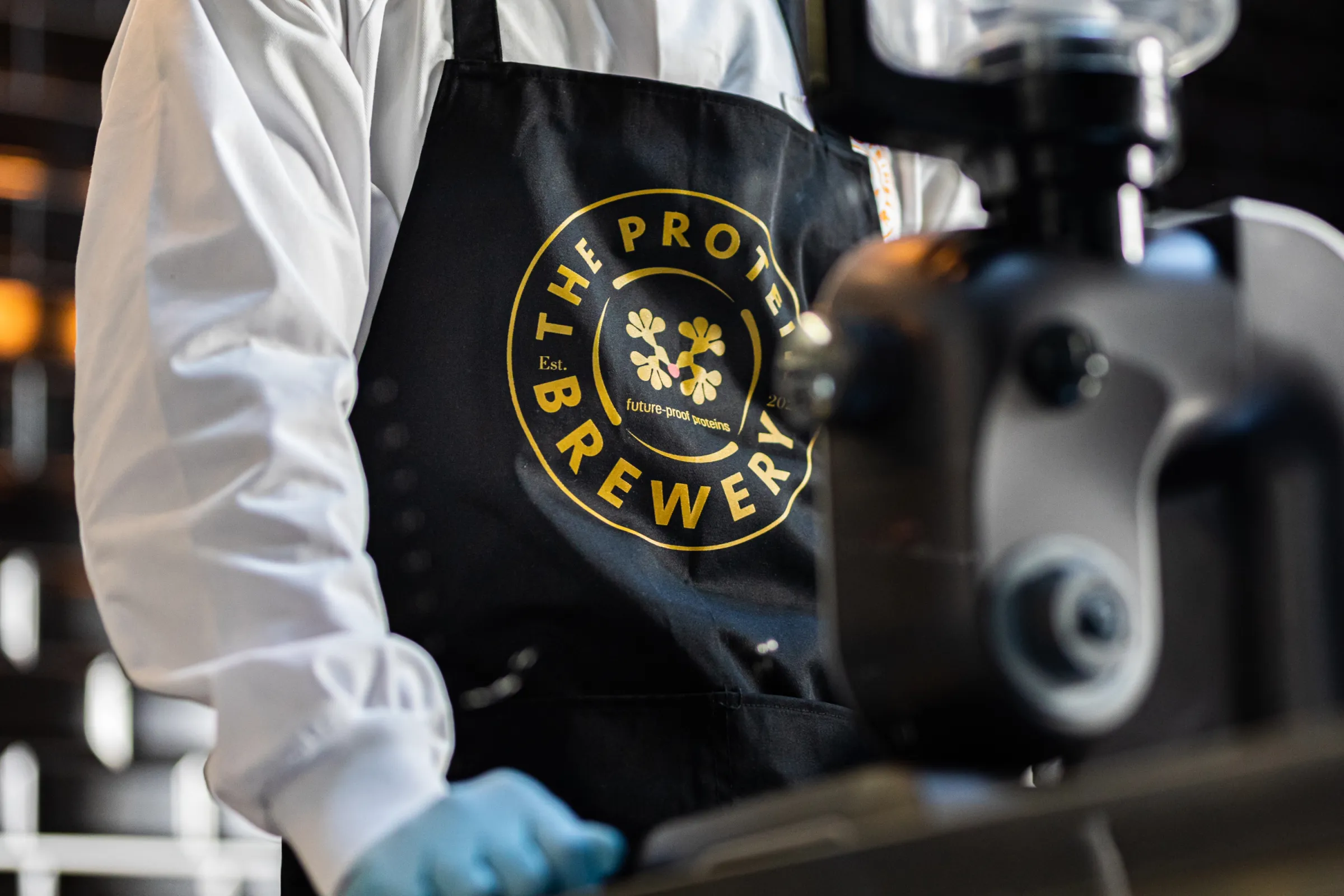 The Protein Brewery - schort met logo