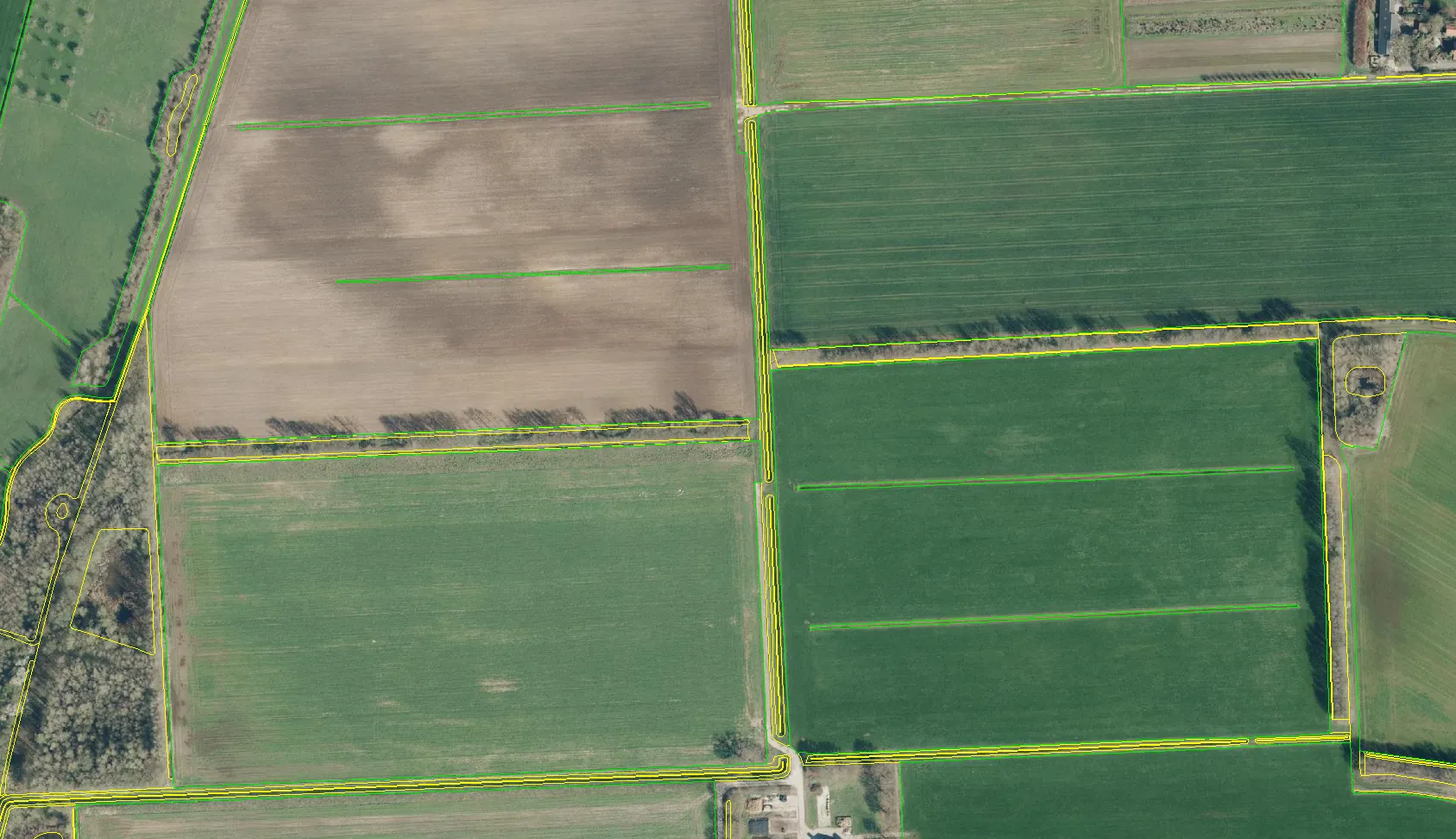 Kaartlaag Topografische grenzen in Mijn percelen