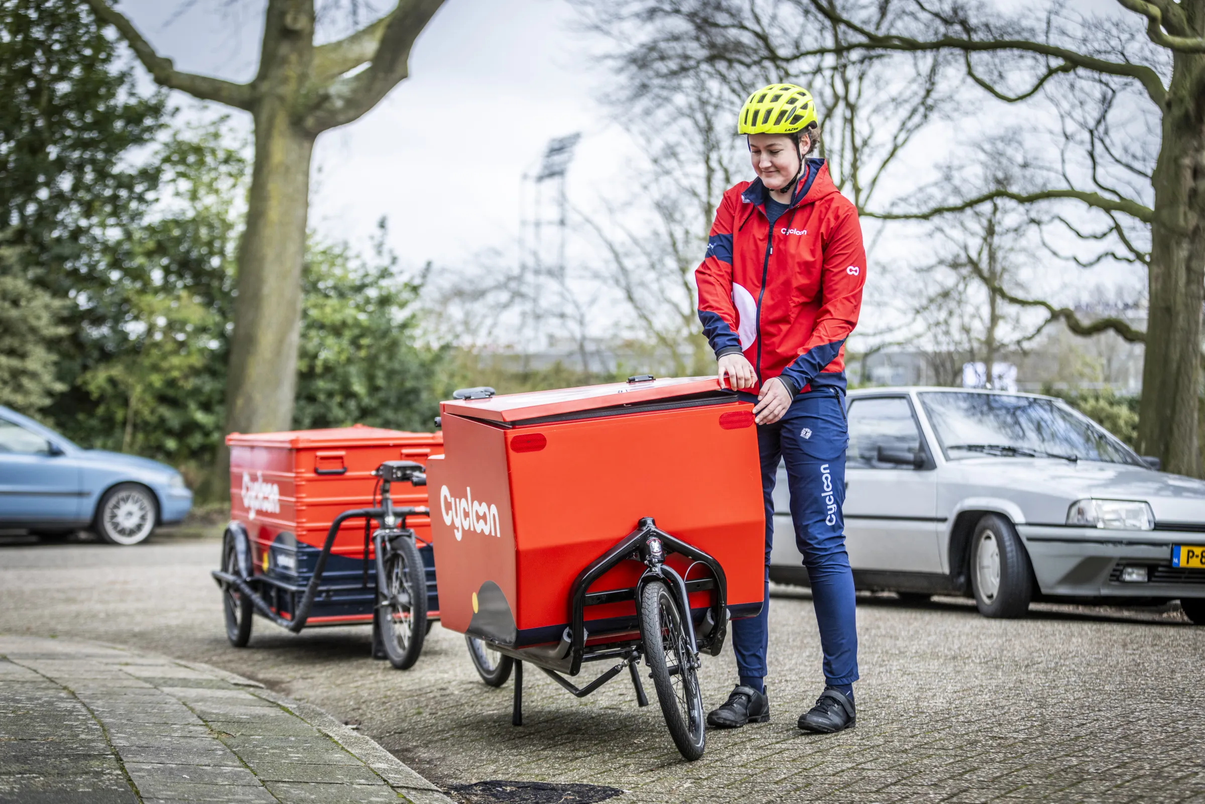 elekttrisch vervoer per fiets