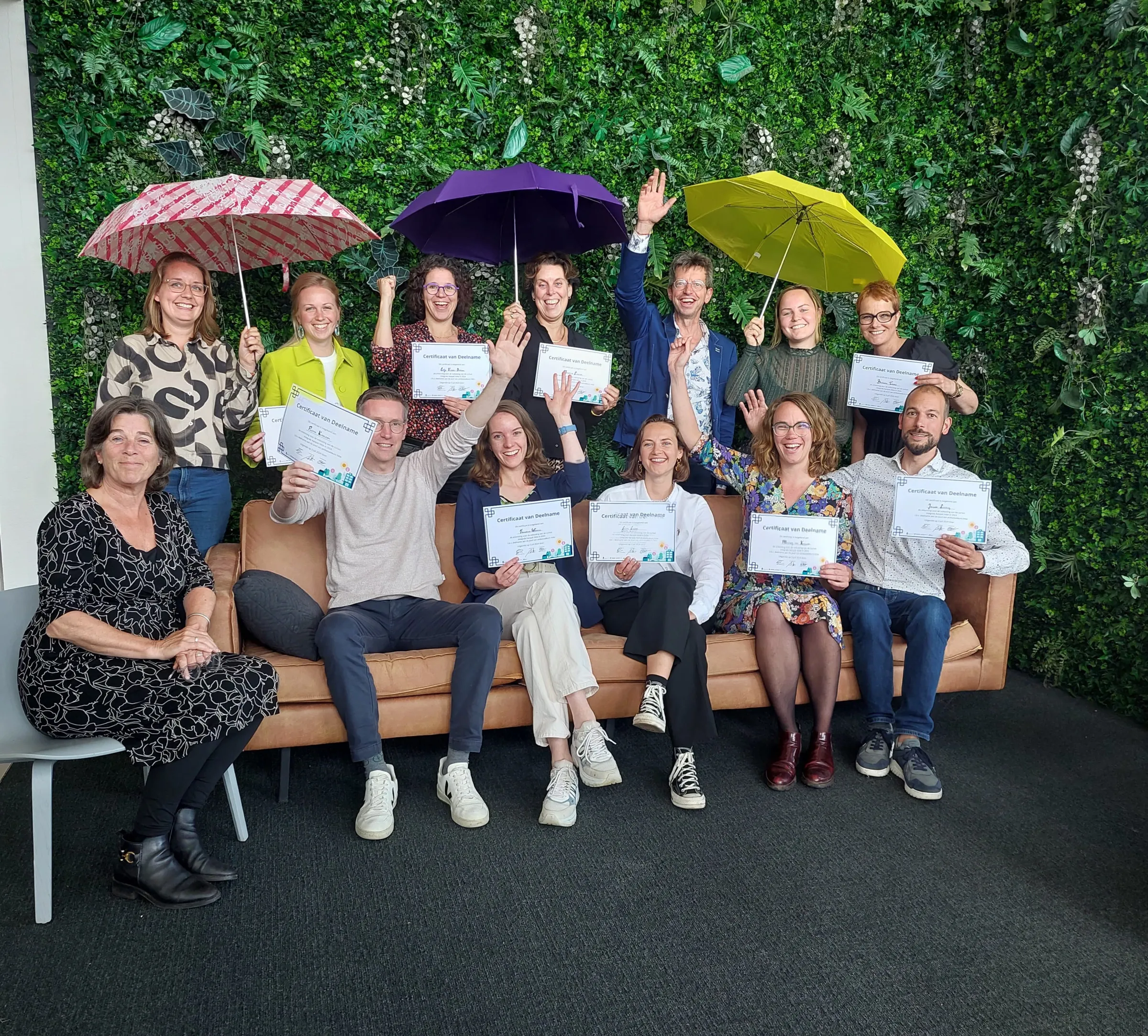 Klimaatadaptatie - Foto hitteadviseurs ronden cursus hitte af