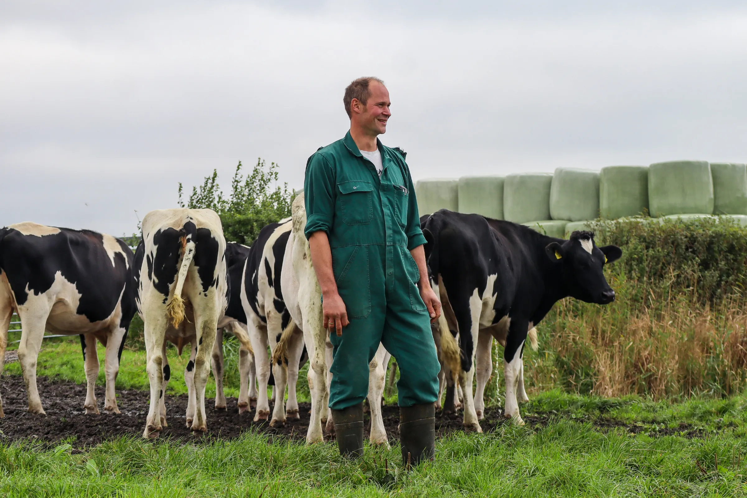 Melkveehouder Cees Biesheuvel van Hof van Geervliet