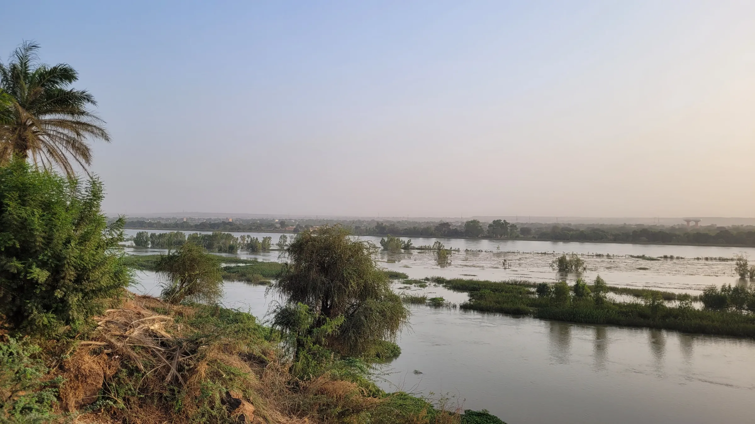The Niger river in the Niger Valley