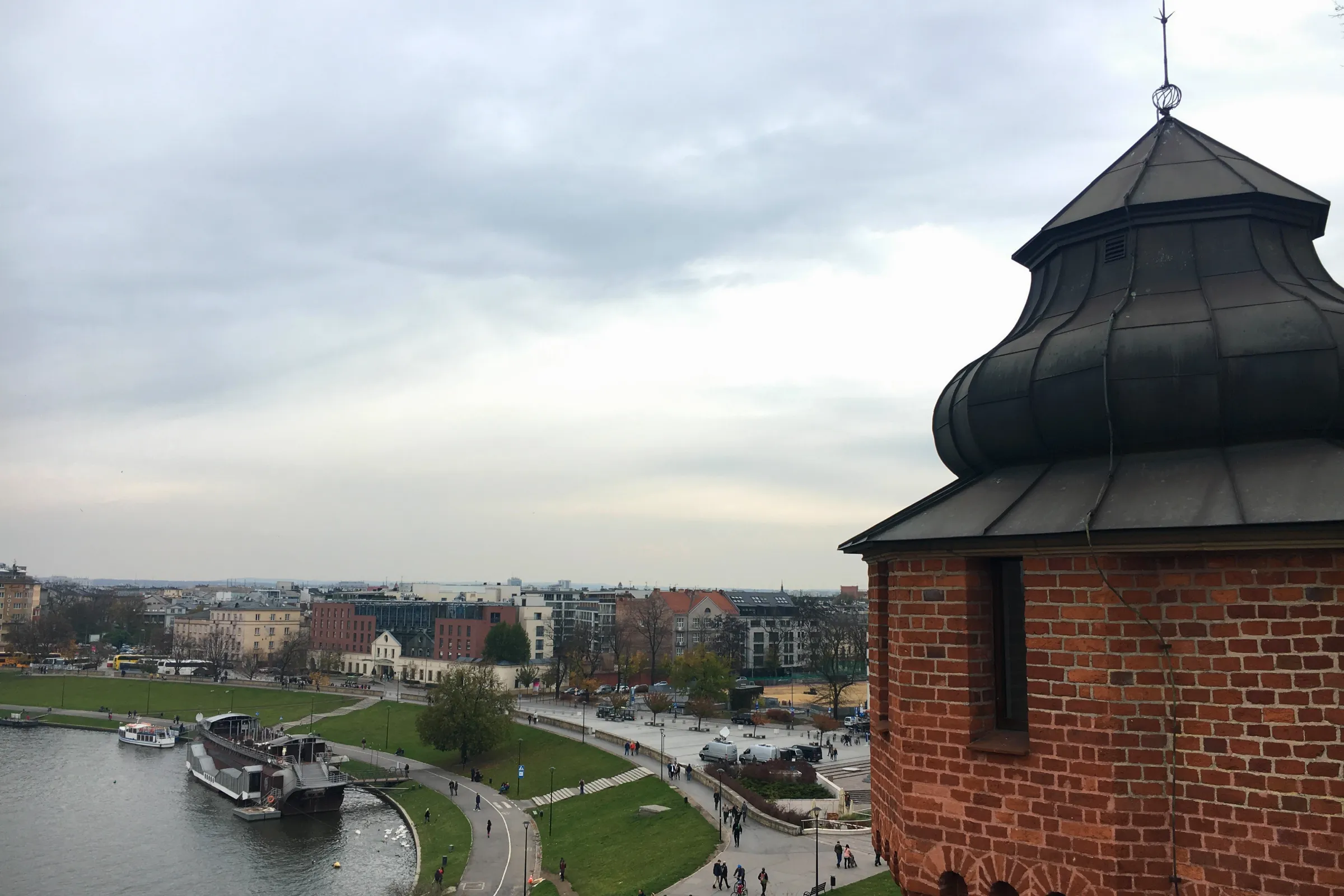 Uitzicht op Krakau in Polen - eenmalig gebruik