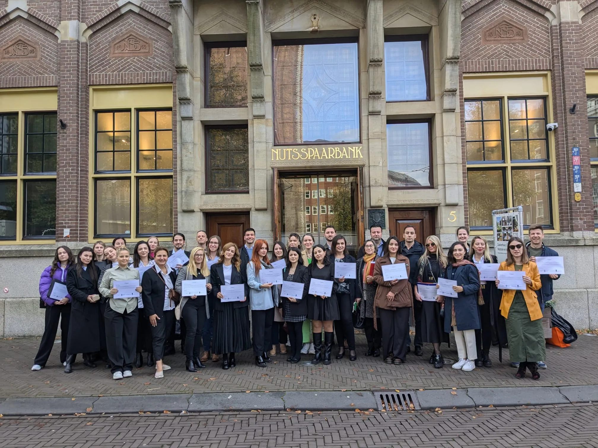 Groepsfoto deelnemers aan het Matra Rule of Law Training programma 