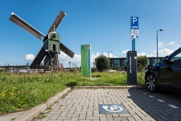 Oplaadpunt voor elektrische auto's - eenmalig gebruik