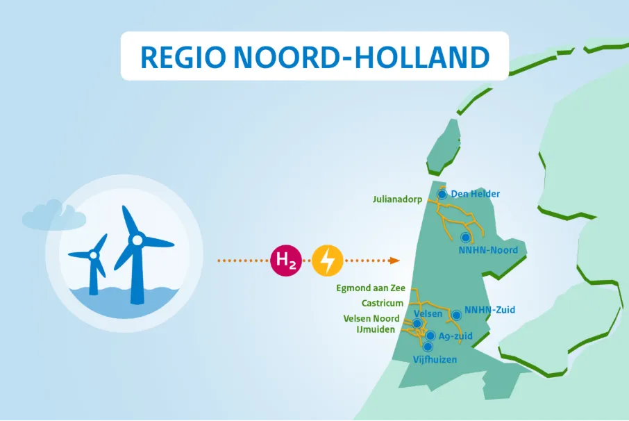 Onderzoek Aanlandlocaties Noord-Holland - Regiokaart VAWOZ