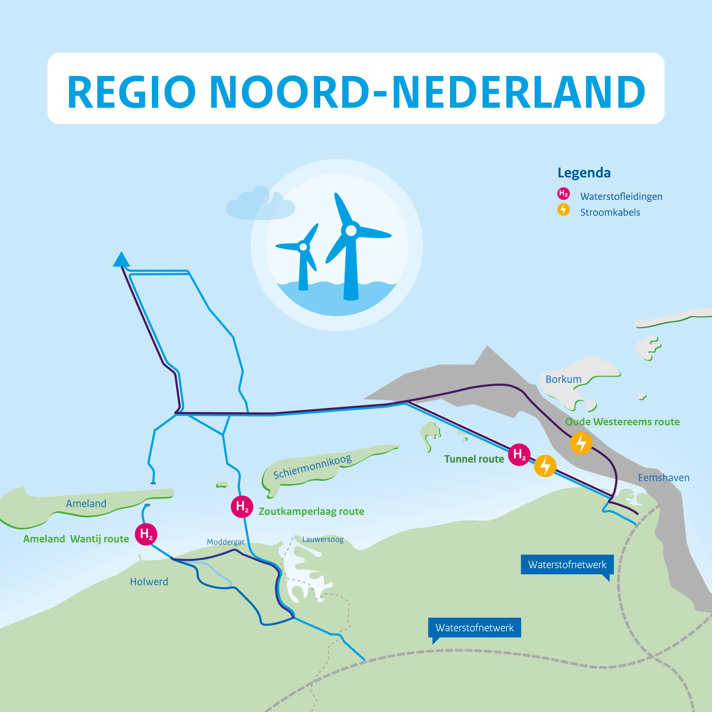 Kaart VAWOZ - Noord-Nederland
