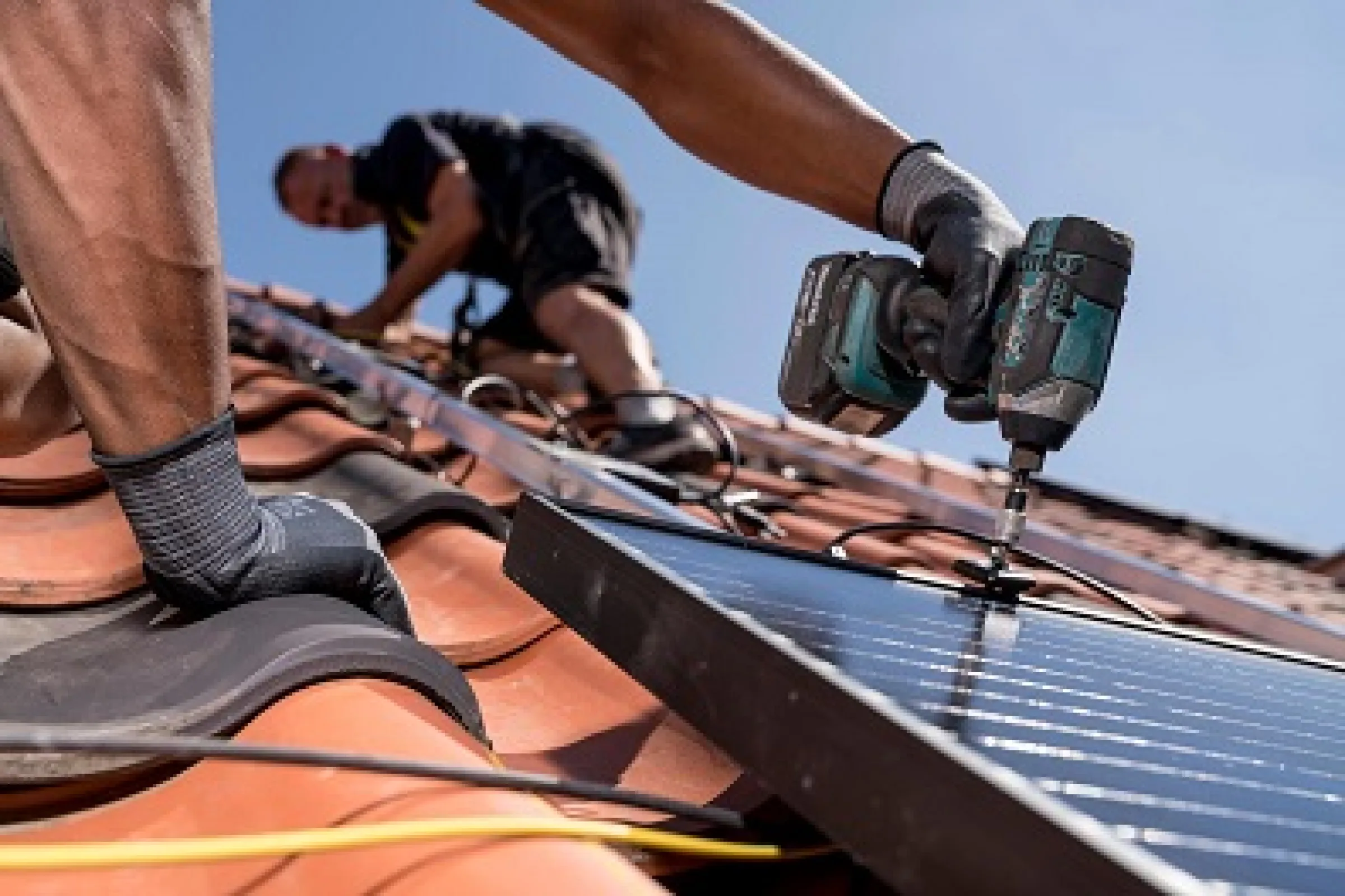 Zonnepanelen op dak