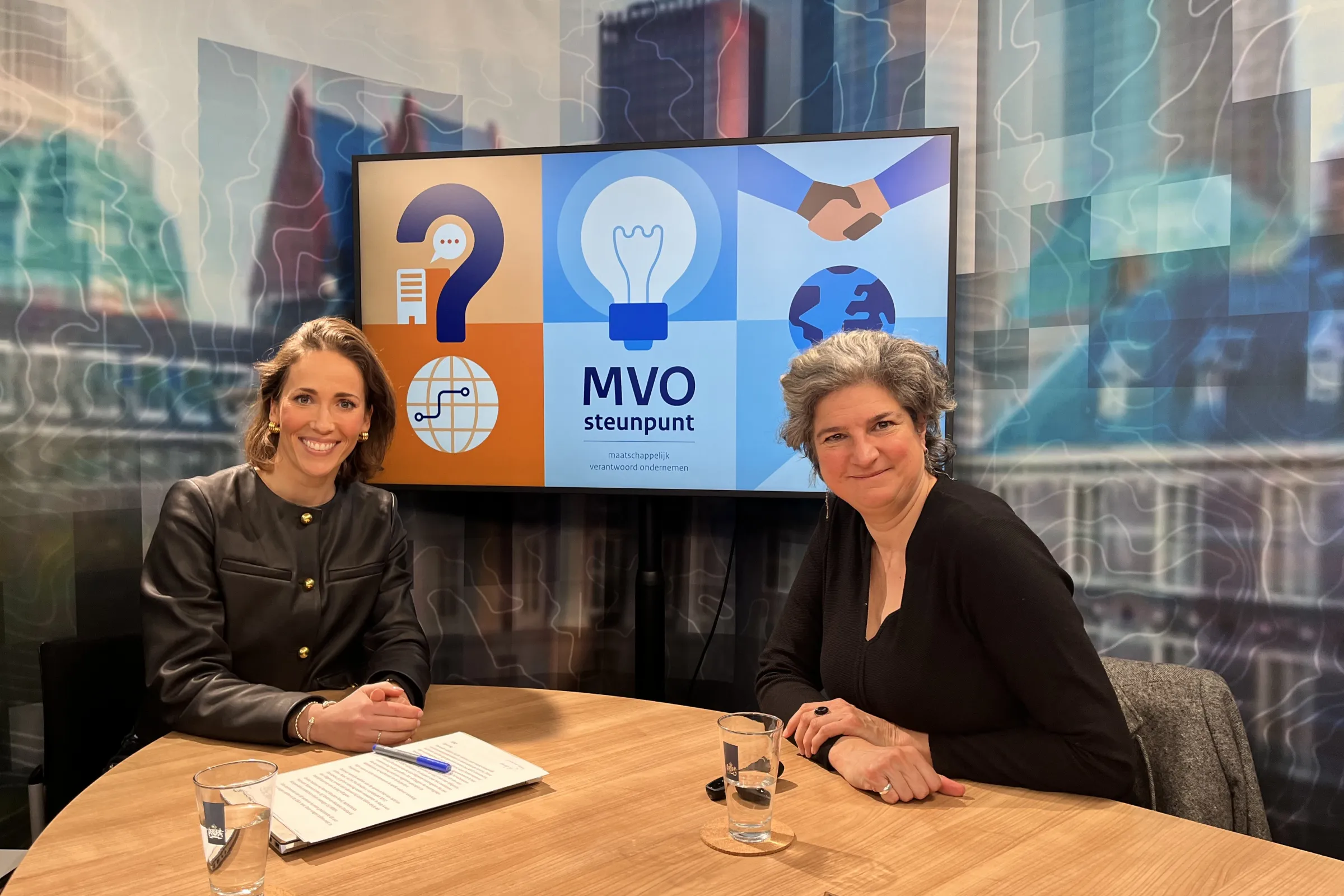 Webinar MVO-steunpunt in de RVO studio