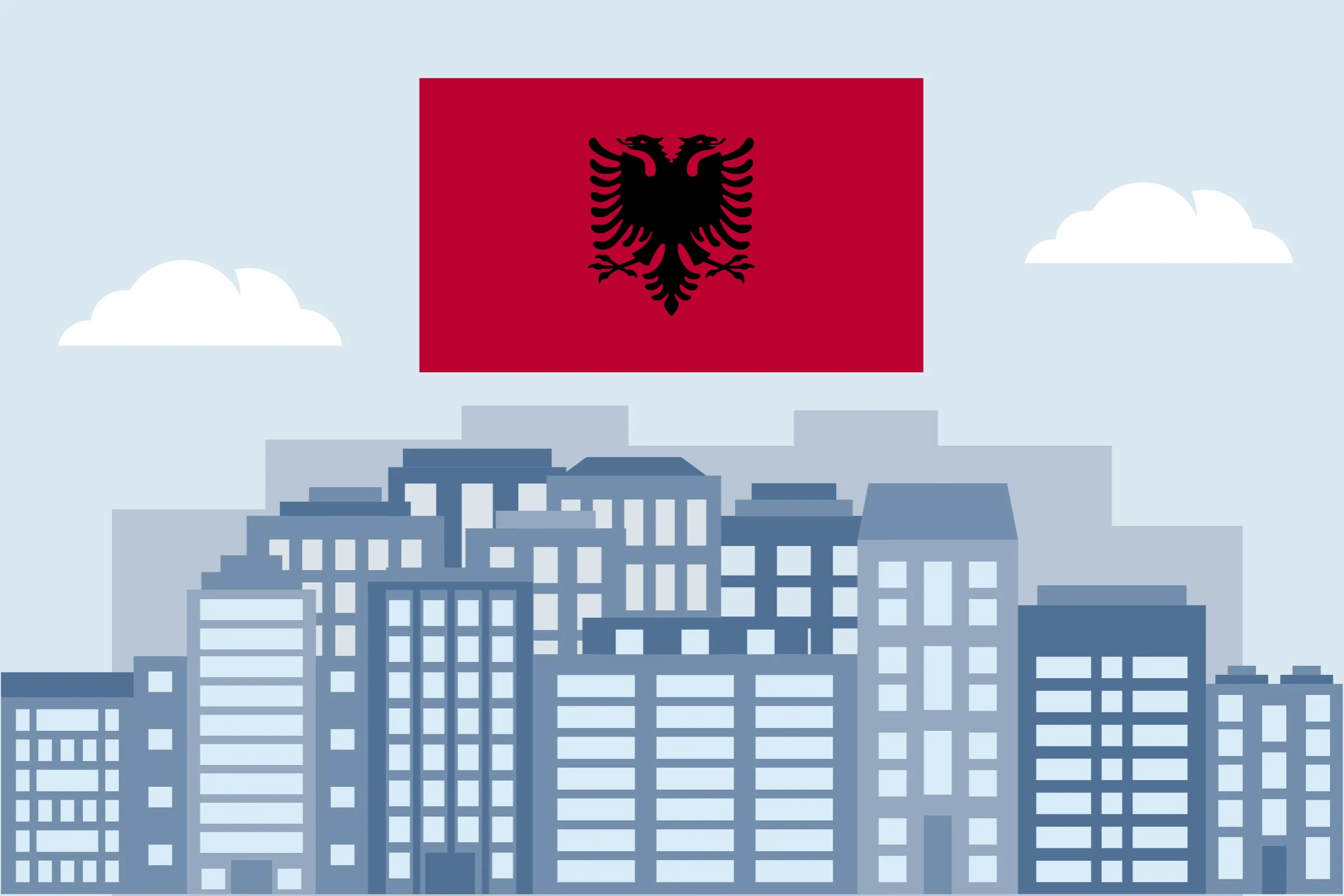 Markt verkennen Albanië
