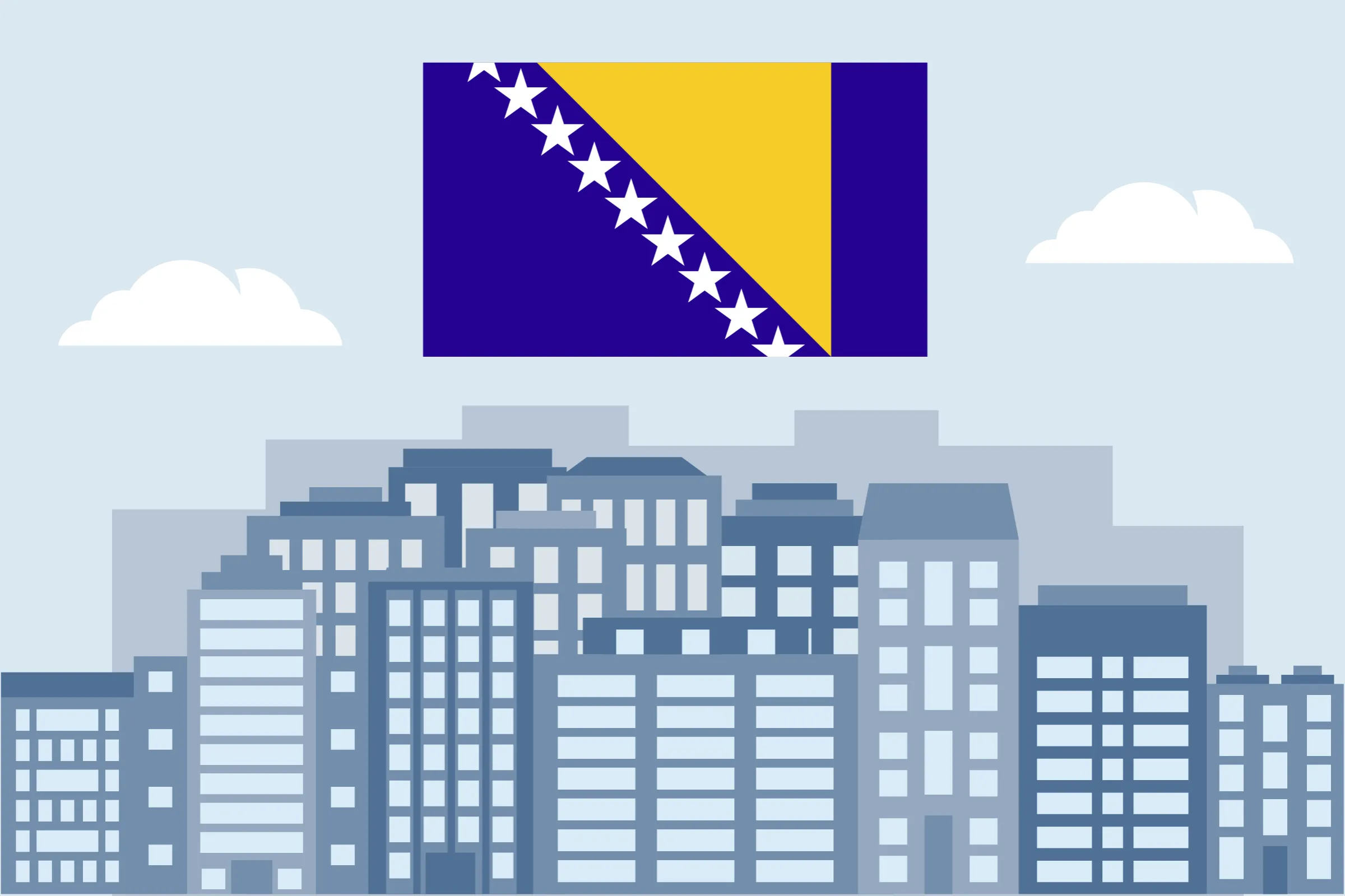 Markt verkennen Bosnië en Herzegovina