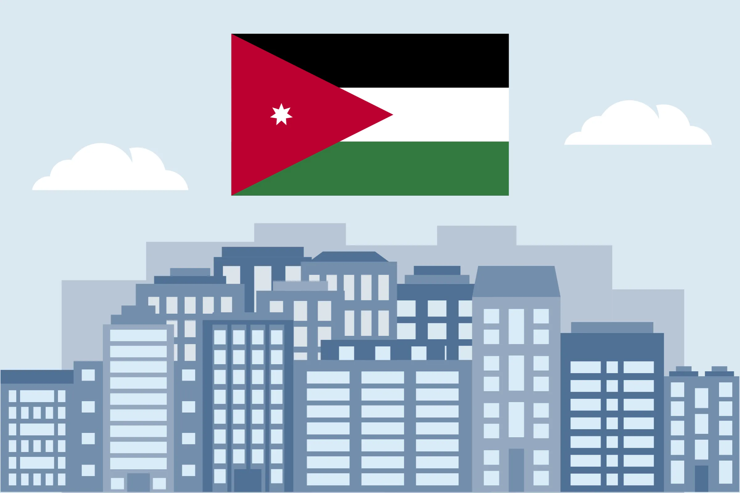 Markt verkennen Jordanië