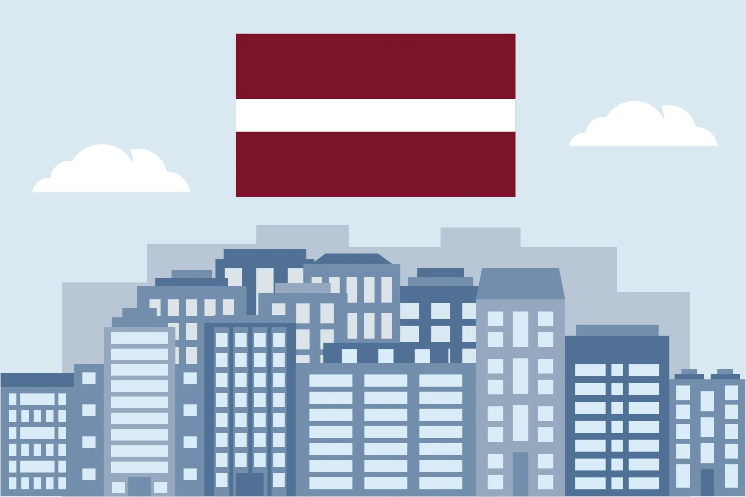 Markt verkennen Letland