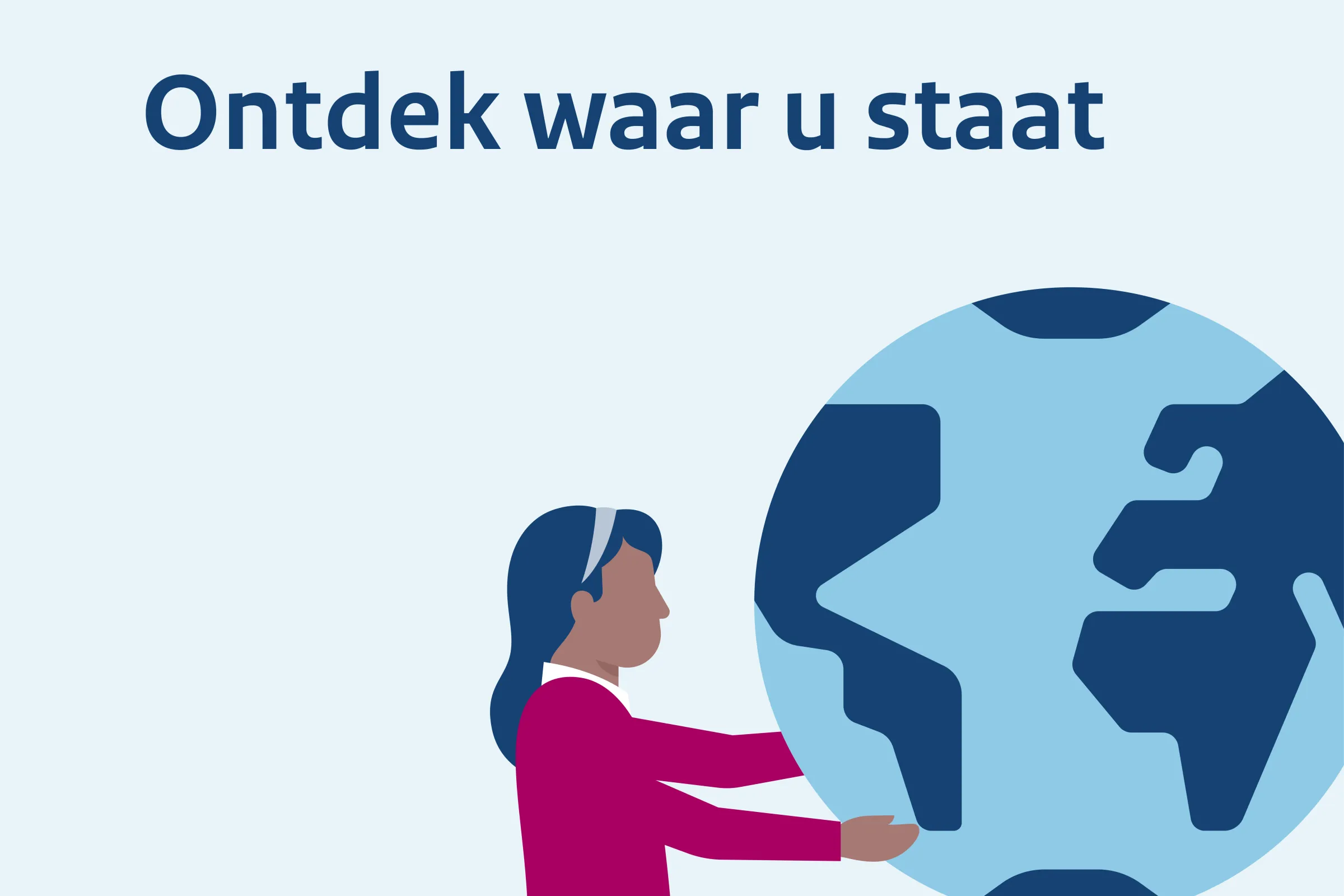 ontdek waar u staat