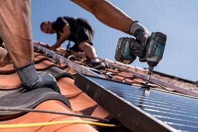 Zonnepanelen op dak