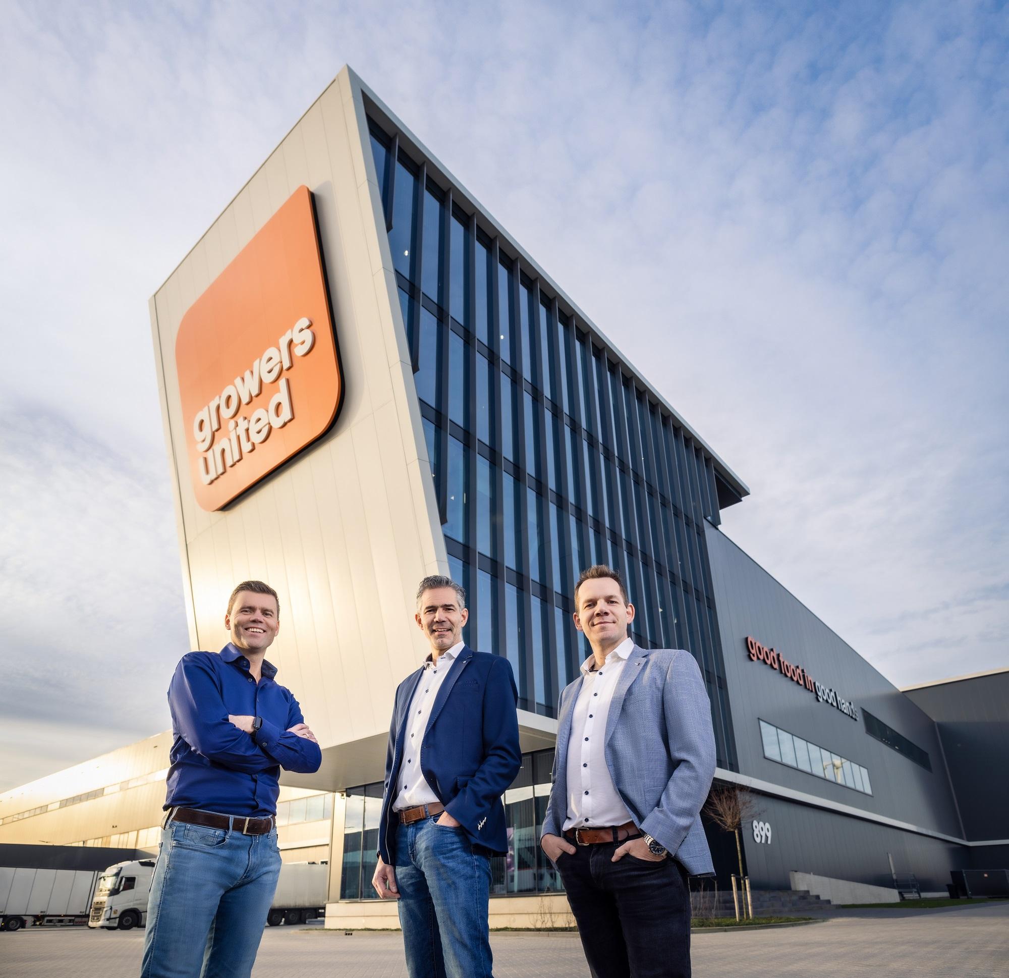 Directie Growers United voor het pand