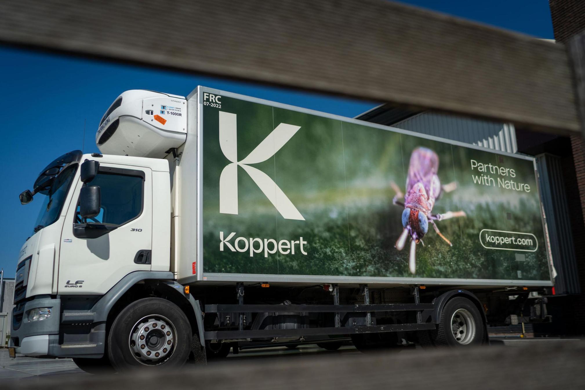 Gekoeld transport van Koppert Nederland