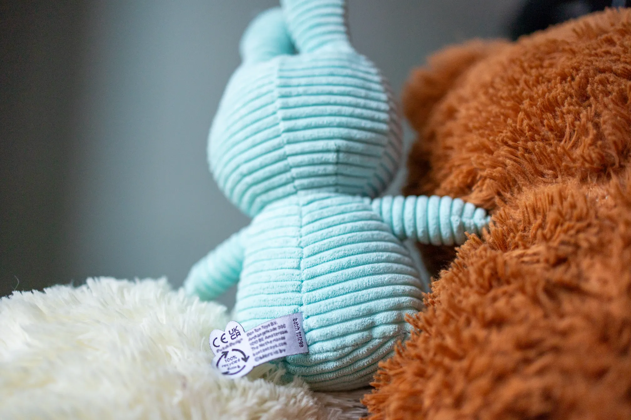 Knuffel met CE-logo
