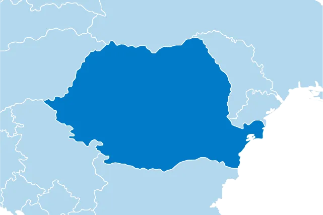 Kaart Roemenië