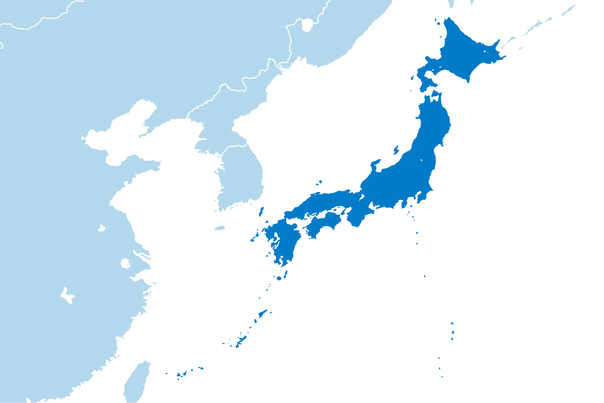 Kaart Japan