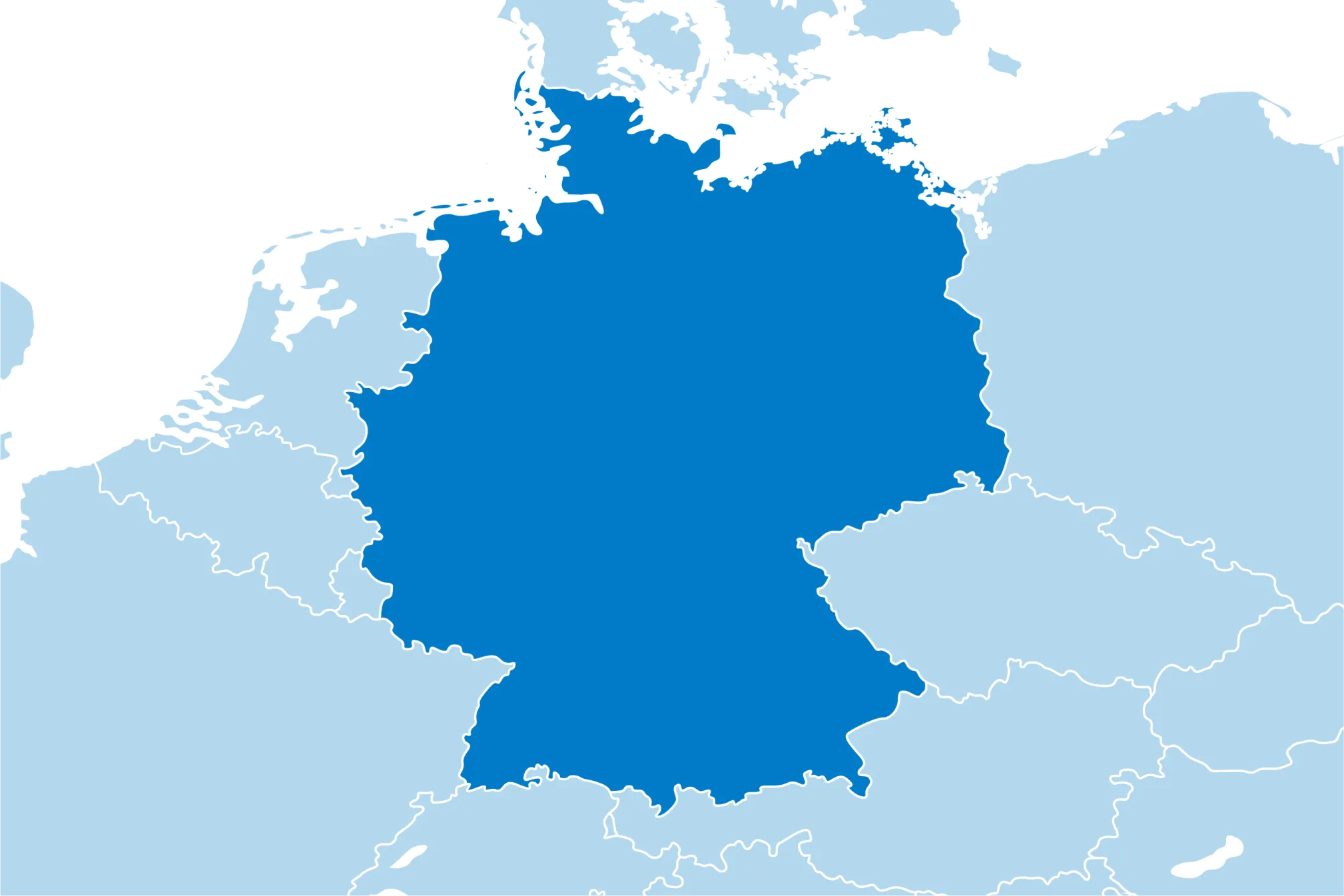 Kaart Duitsland