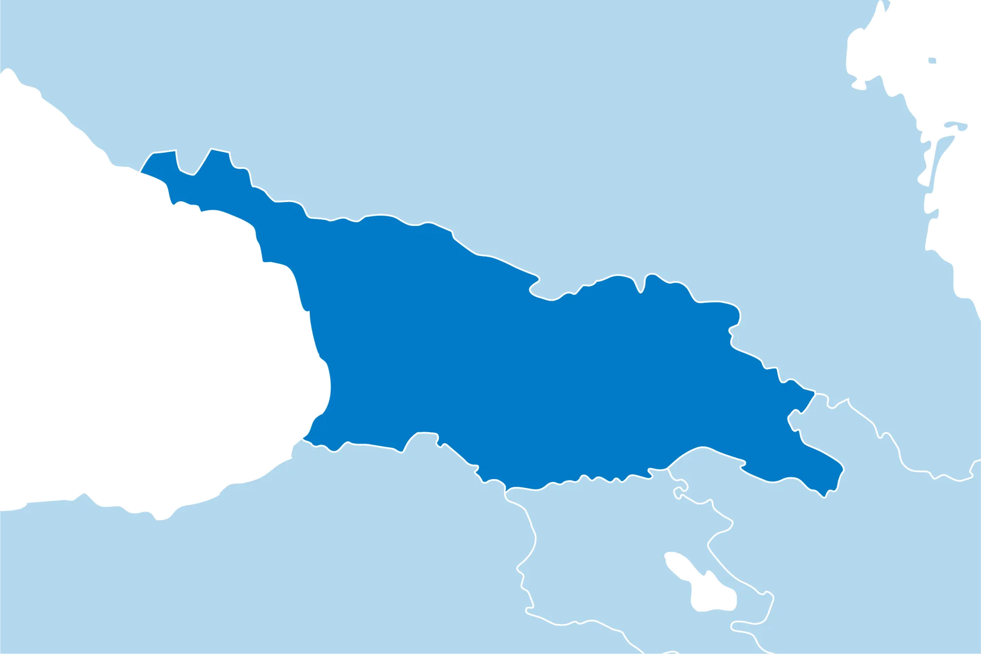 Kaart Georgië
