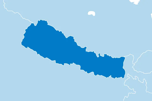 Kaart Nepal